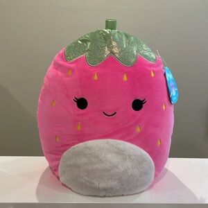 NWT 14” Mimi the Hot Pink 🍓Strawberry Squishmallow